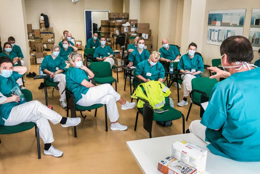 Joya is part of Norwegian medical team in times of Corona in Italy