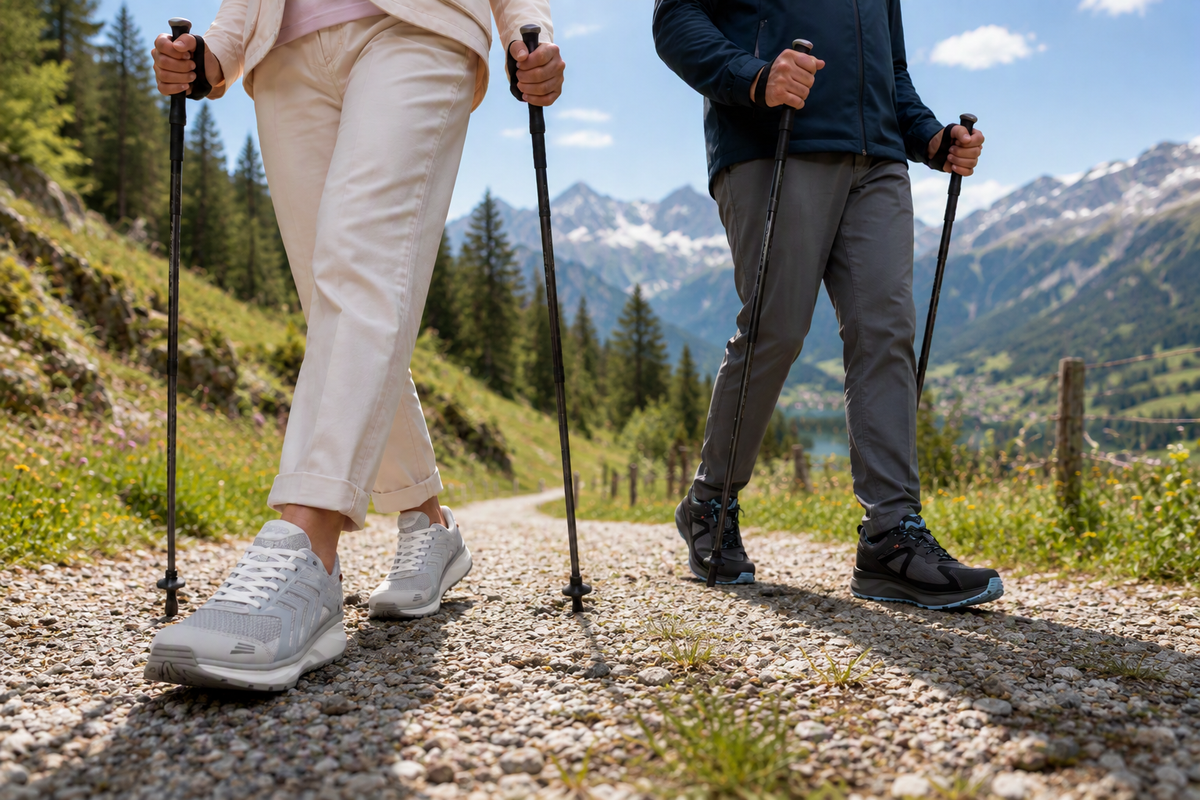 Welche Schuhe eignen sich für Nordic Walking?