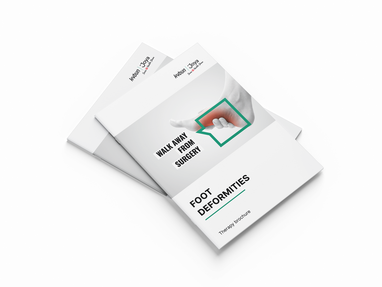 Therapiebroschüre «Fussfehlstellungen», EN